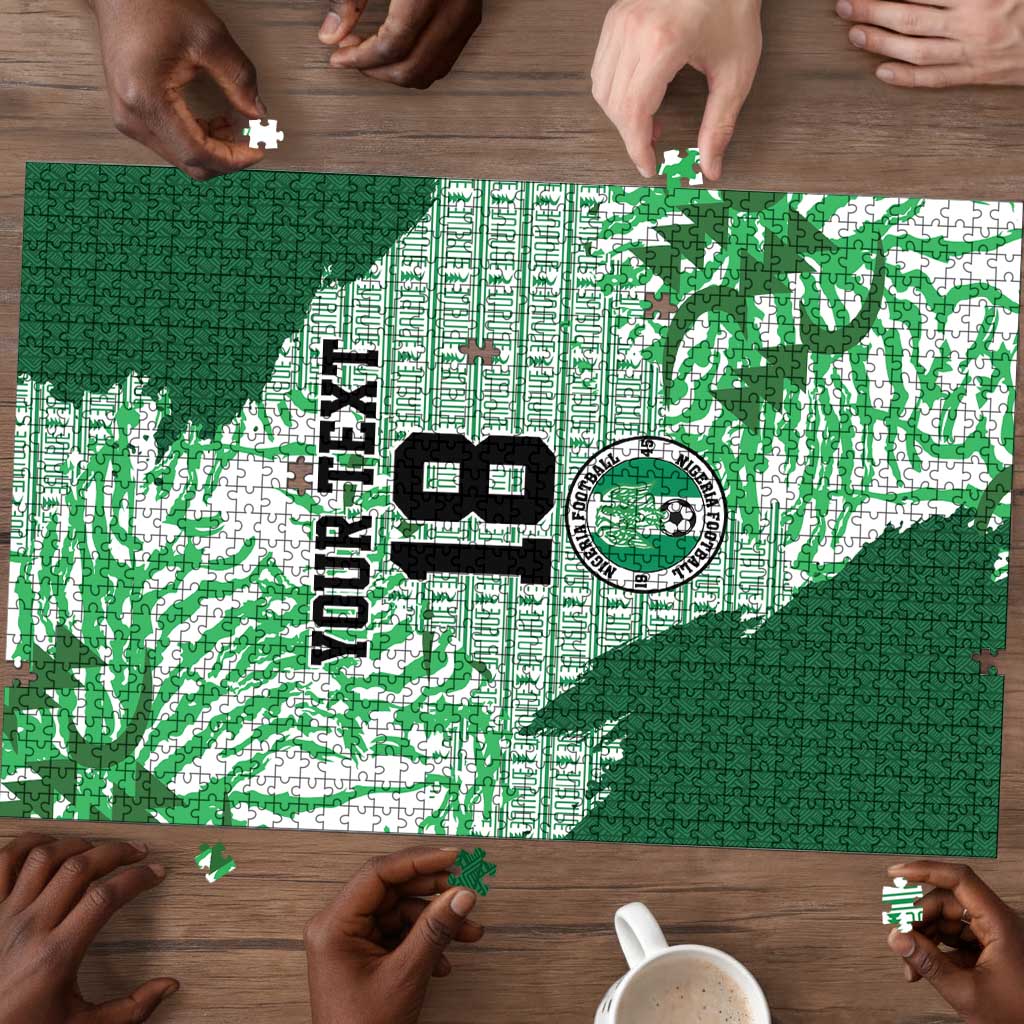 Custom Nigeria Fooball Puzzle Super Eagles National Pride