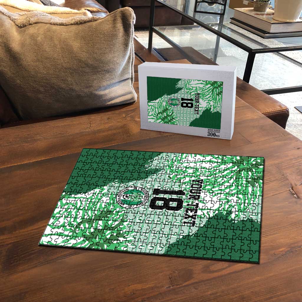 Custom Nigeria Fooball Puzzle Super Eagles National Pride
