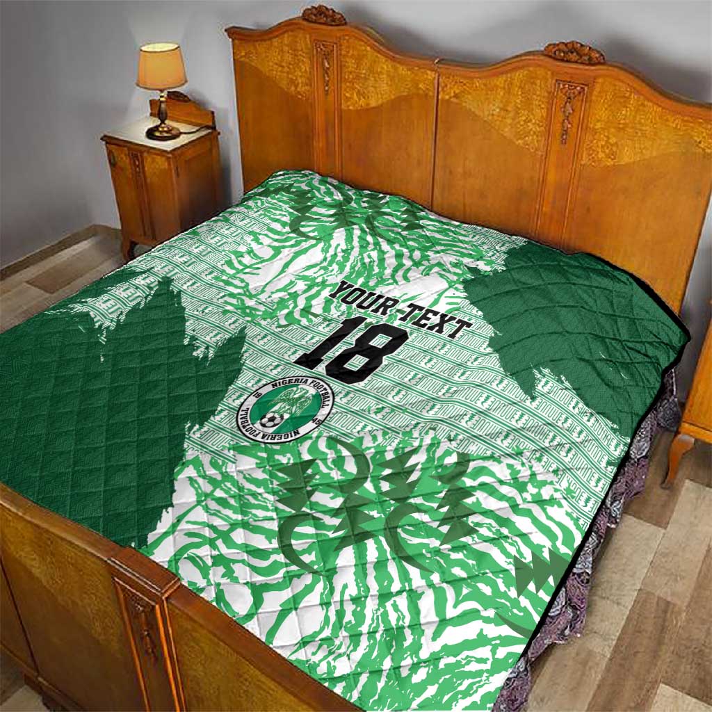 Custom Nigeria Fooball Quilt Super Eagles National Pride