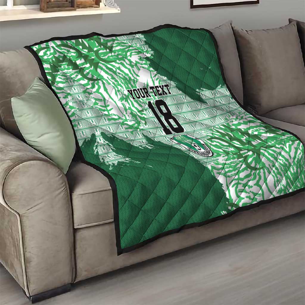 Custom Nigeria Fooball Quilt Super Eagles National Pride