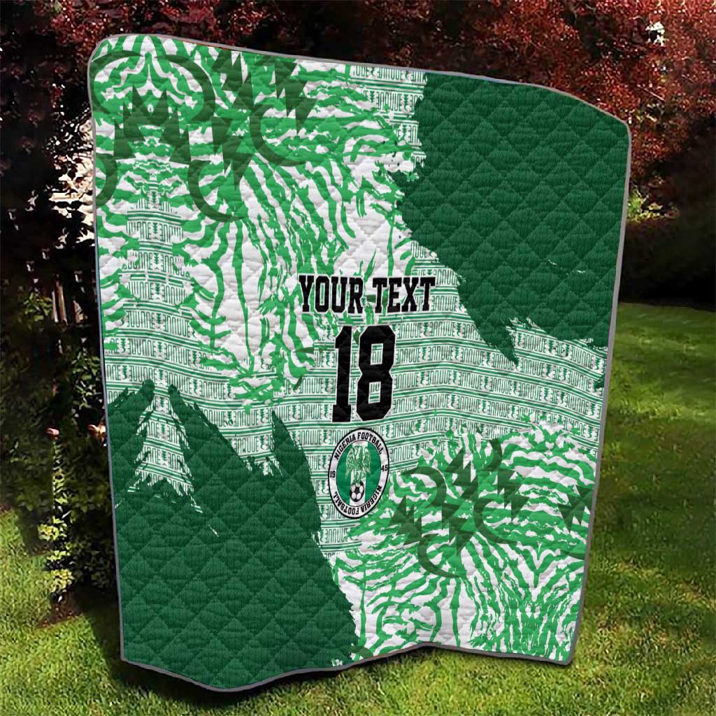 Custom Nigeria Fooball Quilt Super Eagles National Pride