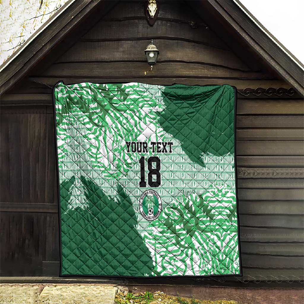 Custom Nigeria Fooball Quilt Super Eagles National Pride