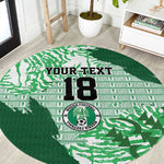 Custom Nigeria Fooball Round Carpet Super Eagles National Pride