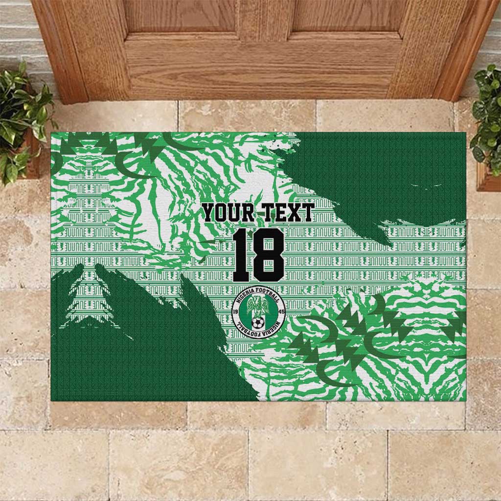 Custom Nigeria Fooball Rubber Doormat Super Eagles National Pride