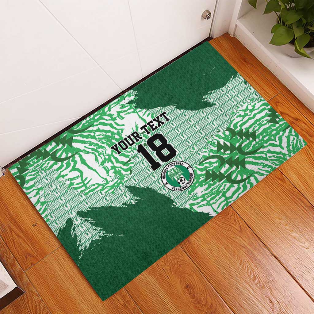 Custom Nigeria Fooball Rubber Doormat Super Eagles National Pride