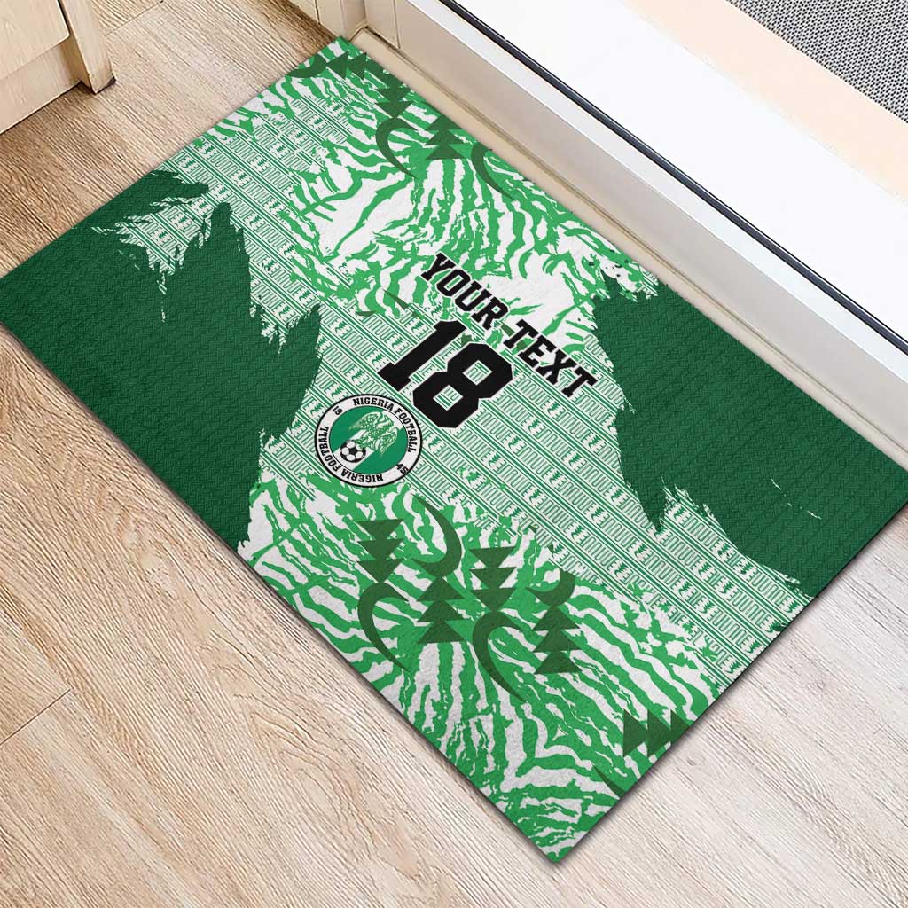 Custom Nigeria Fooball Rubber Doormat Super Eagles National Pride