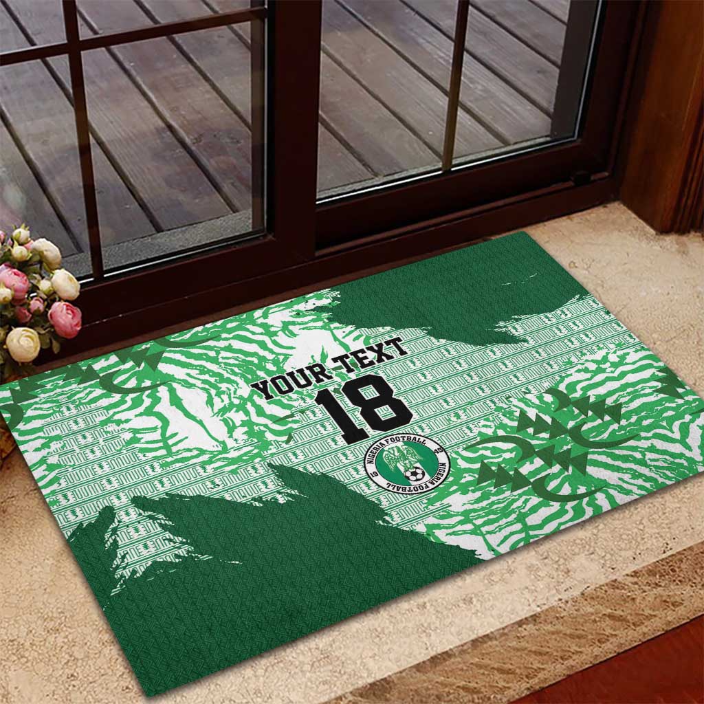 Custom Nigeria Fooball Rubber Doormat Super Eagles National Pride