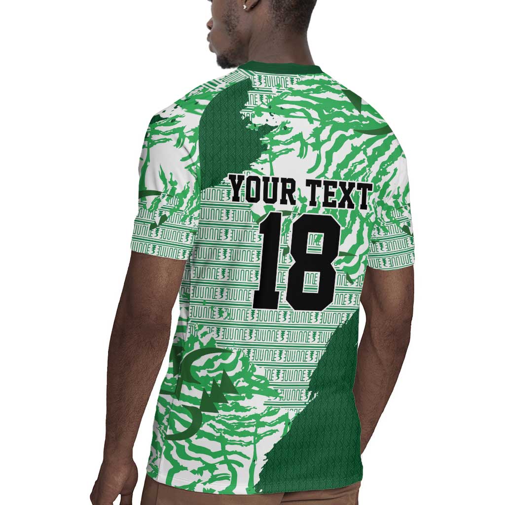 Custom Nigeria Fooball Rugby Jersey Super Eagles National Pride