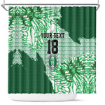 Custom Nigeria Fooball Shower Curtain Super Eagles National Pride