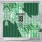 Custom Nigeria Fooball Shower Curtain Super Eagles National Pride