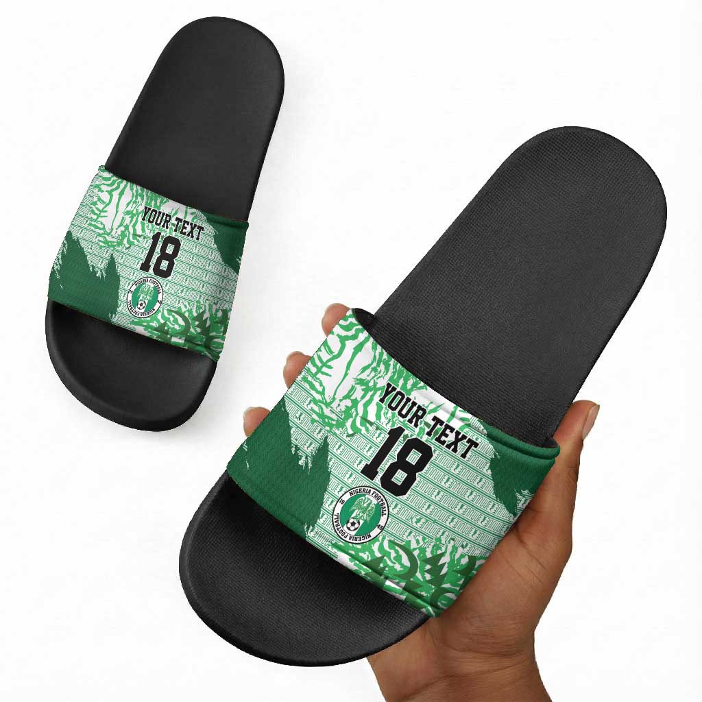 Custom Nigeria Fooball Slide Sandals Super Eagles National Pride