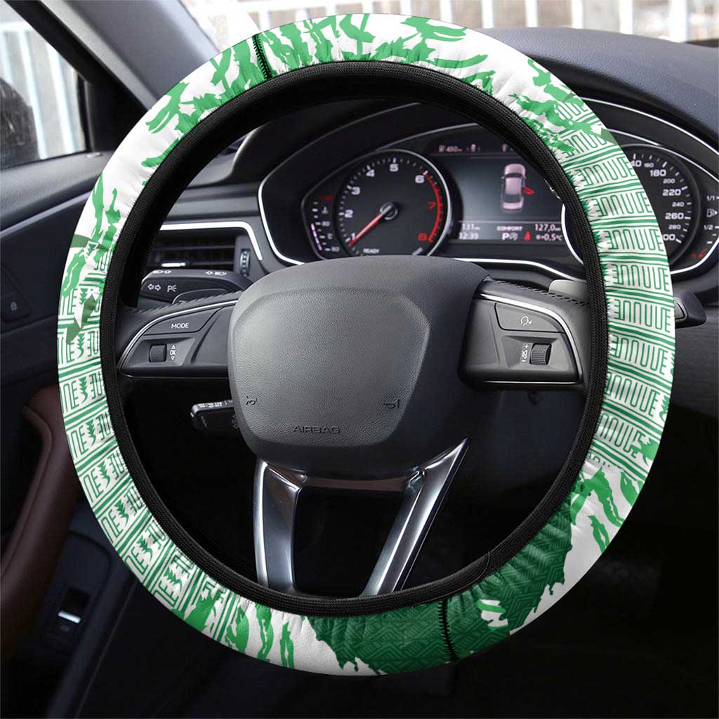 Nigeria Fooball Steering Wheel Cover Super Eagles National Pride