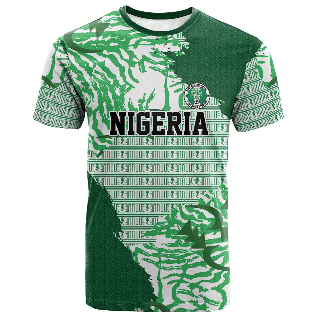 Custom Nigeria Fooball T shirt Super Eagles National Pride
