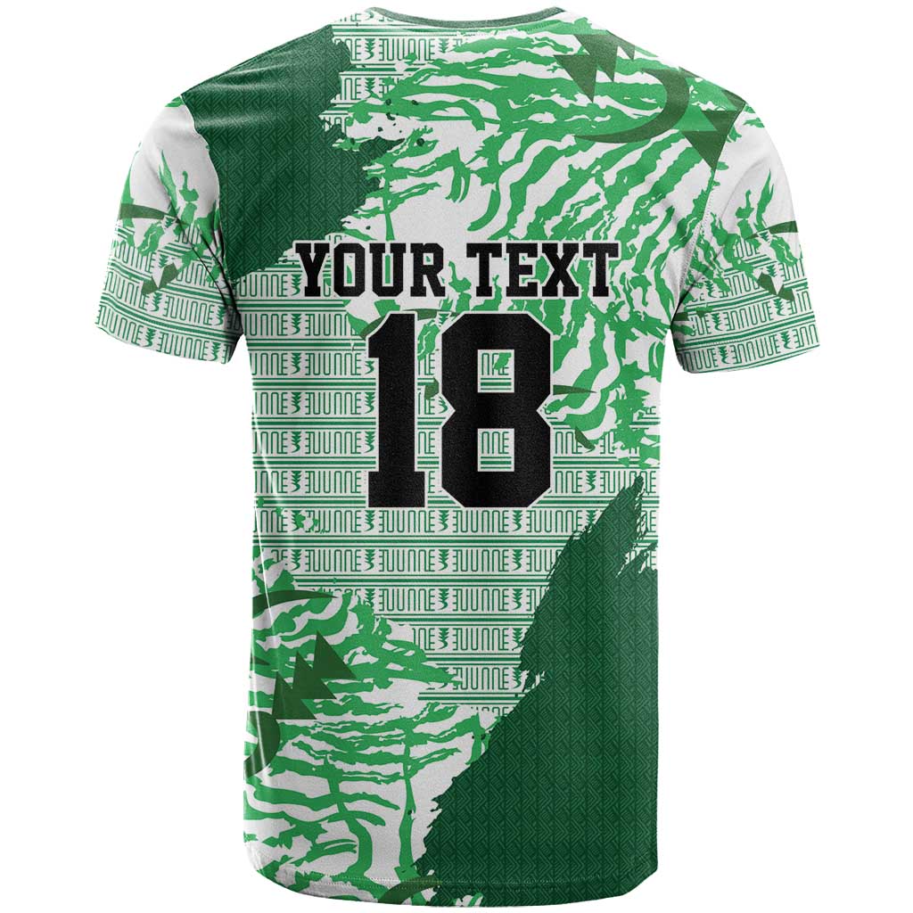 Custom Nigeria Fooball T shirt Super Eagles National Pride