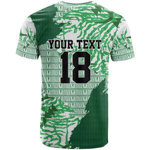 Custom Nigeria Fooball T shirt Super Eagles National Pride