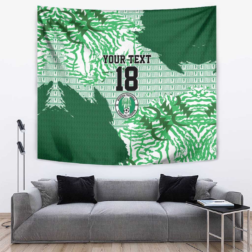 Custom Nigeria Fooball Tapestry Super Eagles National Pride