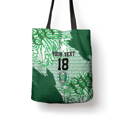 Custom Nigeria Fooball Tote Bag Super Eagles National Pride