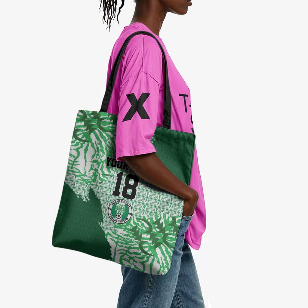 Custom Nigeria Fooball Tote Bag Super Eagles National Pride