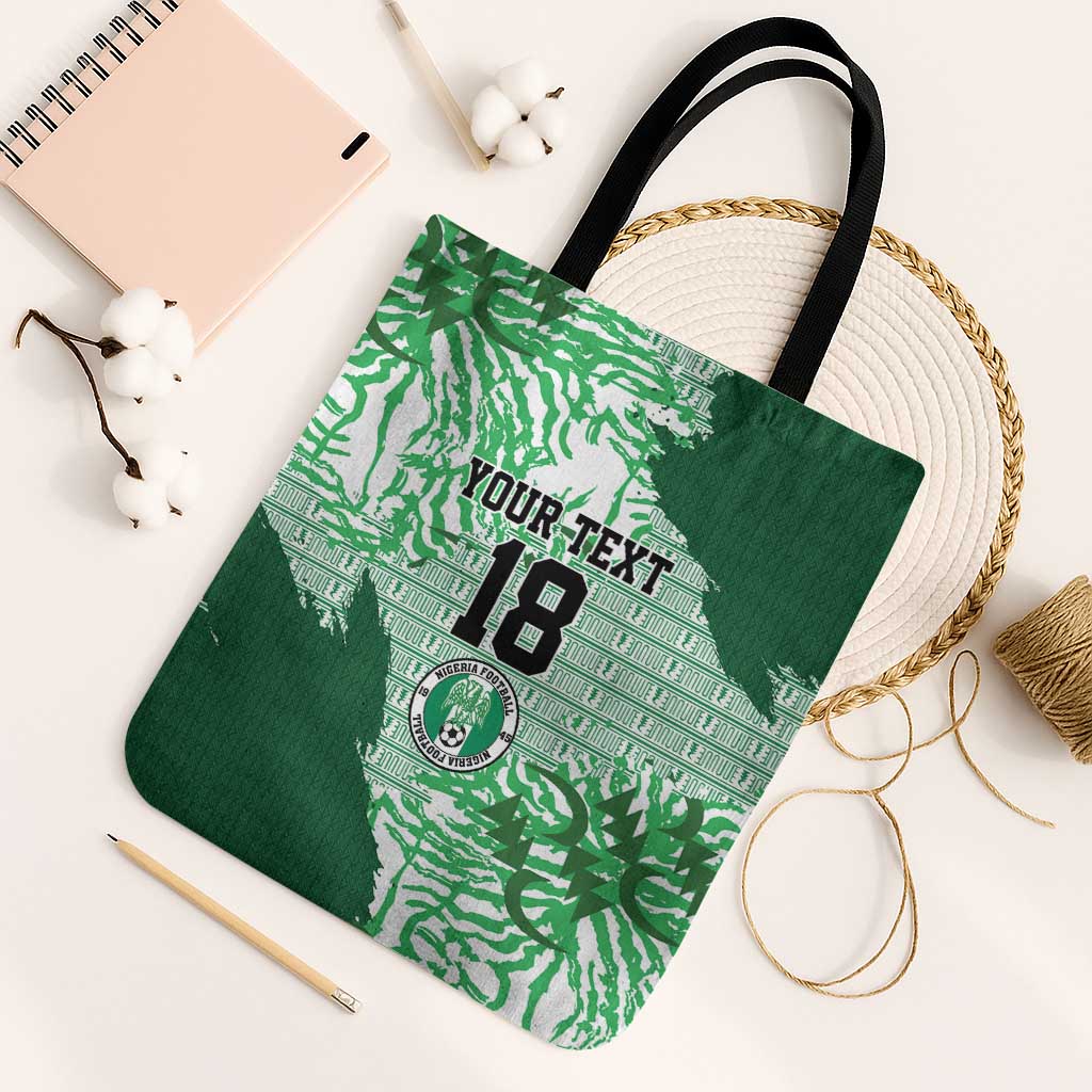 Custom Nigeria Fooball Tote Bag Super Eagles National Pride