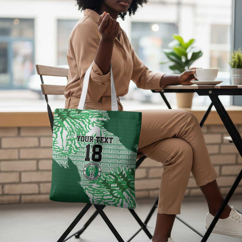 Custom Nigeria Fooball Tote Bag Super Eagles National Pride