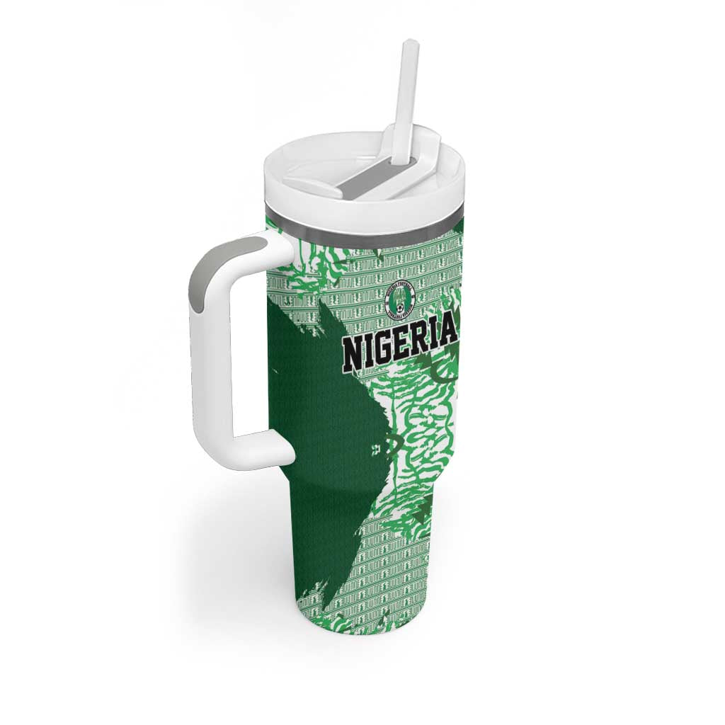 Custom Nigeria Fooball Tumbler With Handle Super Eagles National Pride