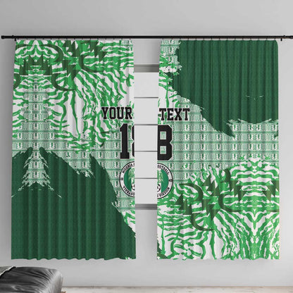 Custom Nigeria Fooball Window Curtain Super Eagles National Pride