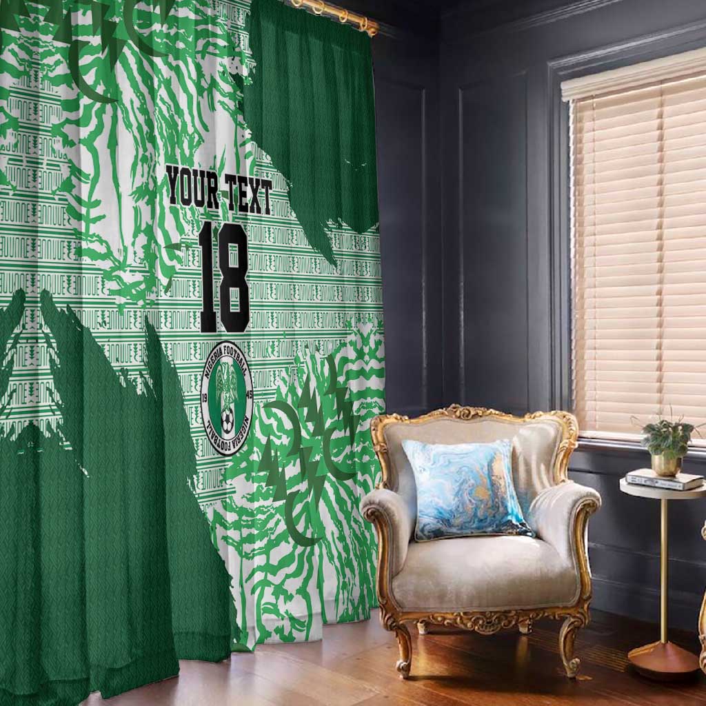 Custom Nigeria Fooball Window Curtain Super Eagles National Pride