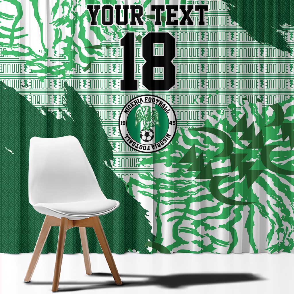 Custom Nigeria Fooball Window Curtain Super Eagles National Pride