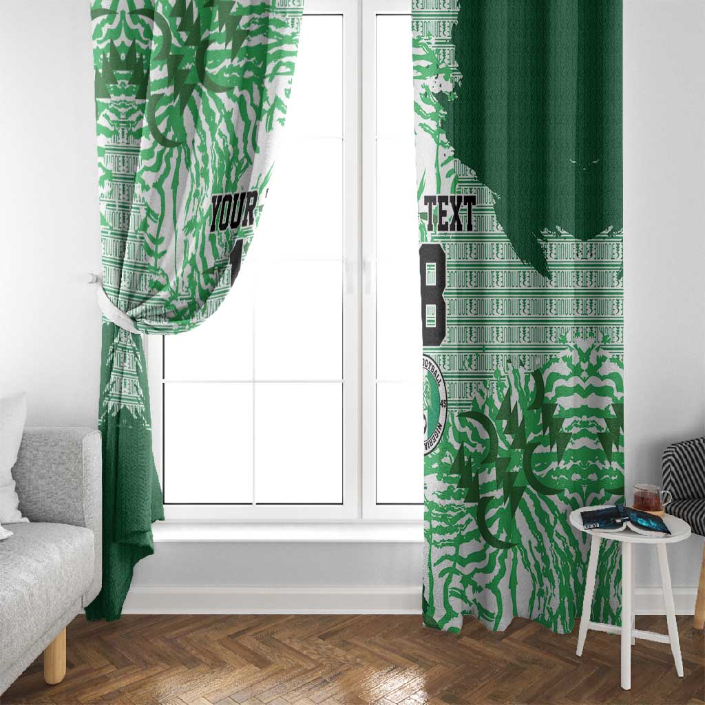 Custom Nigeria Fooball Window Curtain Super Eagles National Pride