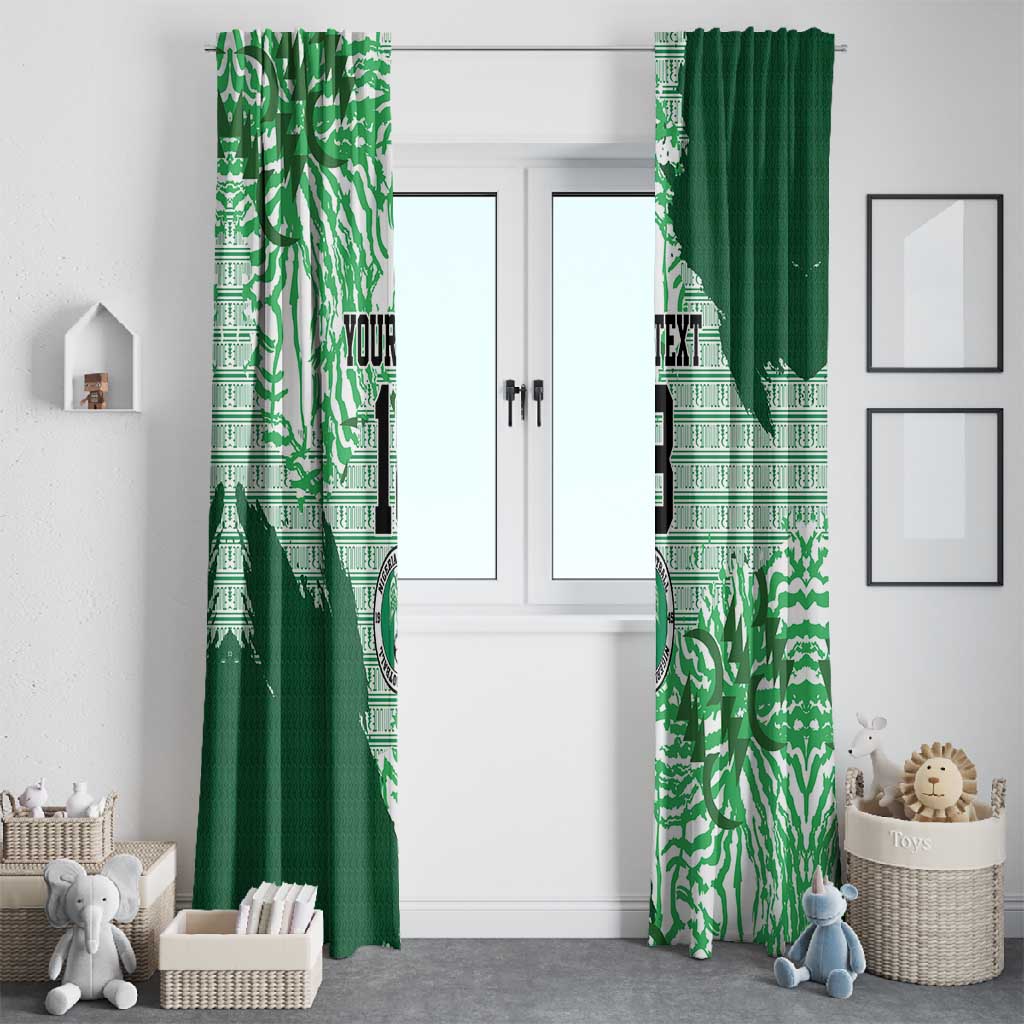 Custom Nigeria Fooball Window Curtain Super Eagles National Pride