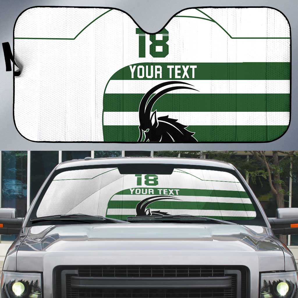 Custom Zimbabwe Sables Rugby Auto Sun Shade Go Champion