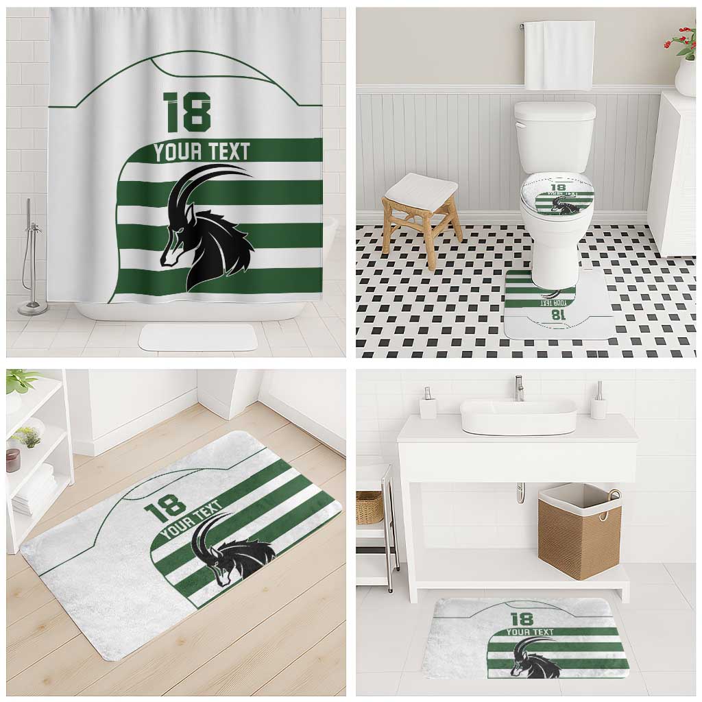 Custom Zimbabwe Sables Rugby Bathroom Set Go Champion