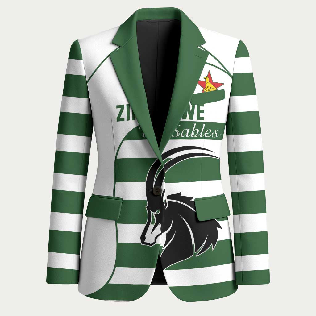Custom Zimbabwe Sables Rugby Blazer Go Champion