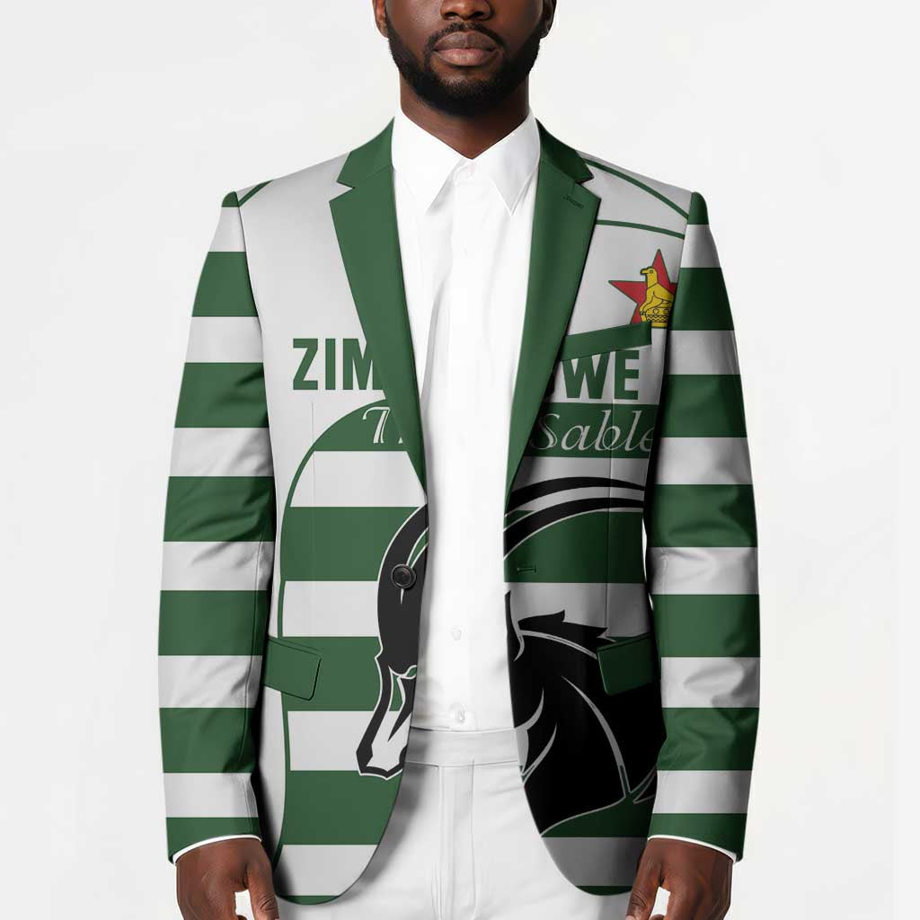 Custom Zimbabwe Sables Rugby Blazer Go Champion