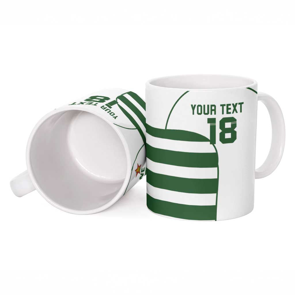Custom Zimbabwe Sables Rugby Ceramic Mug Go Champion