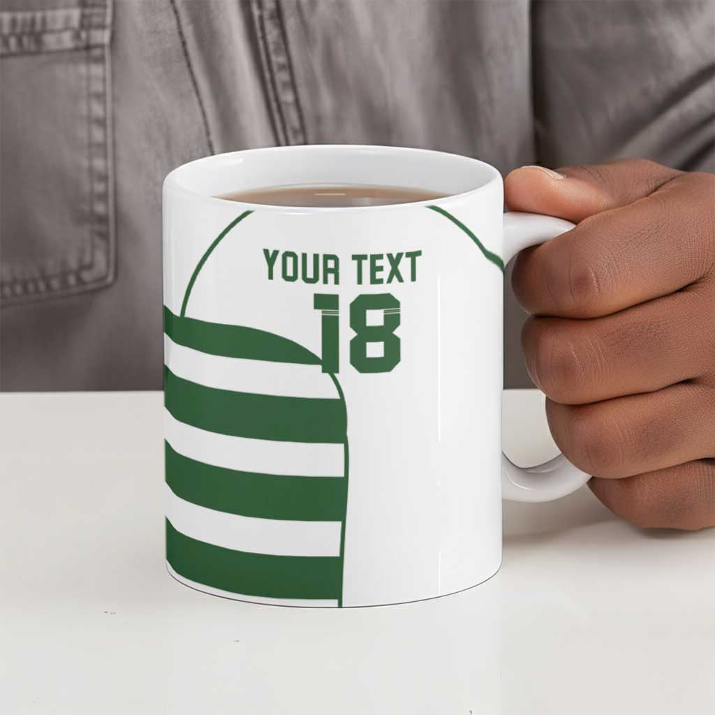 Custom Zimbabwe Sables Rugby Ceramic Mug Go Champion