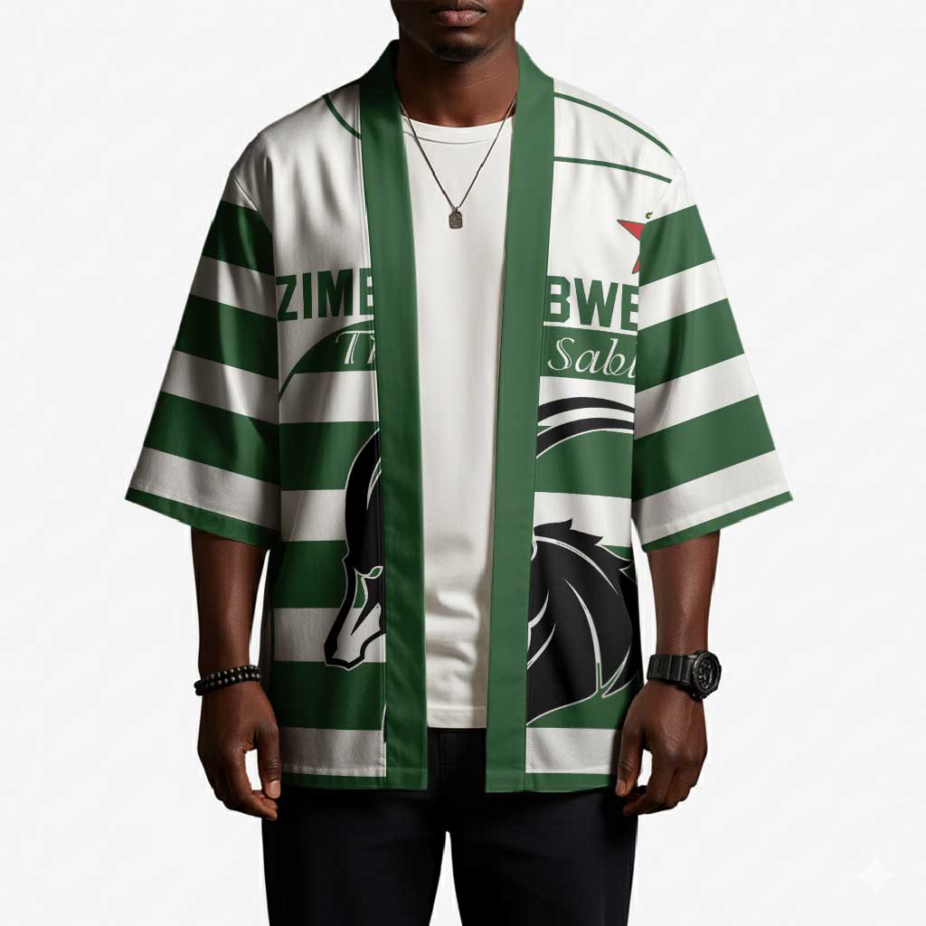 Custom Zimbabwe Sables Rugby Kimono Go Champion