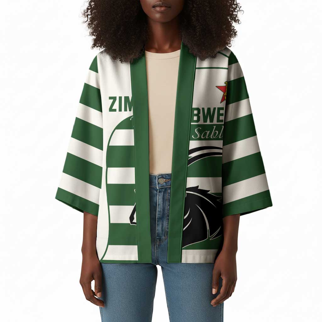 Custom Zimbabwe Sables Rugby Kimono Go Champion