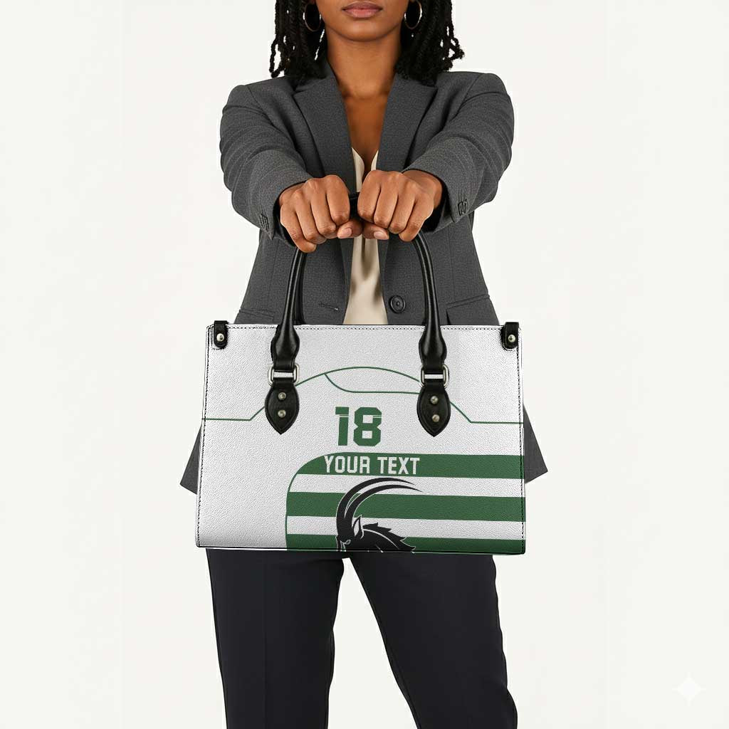 Custom Zimbabwe Sables Rugby Leather Bag Go Champion