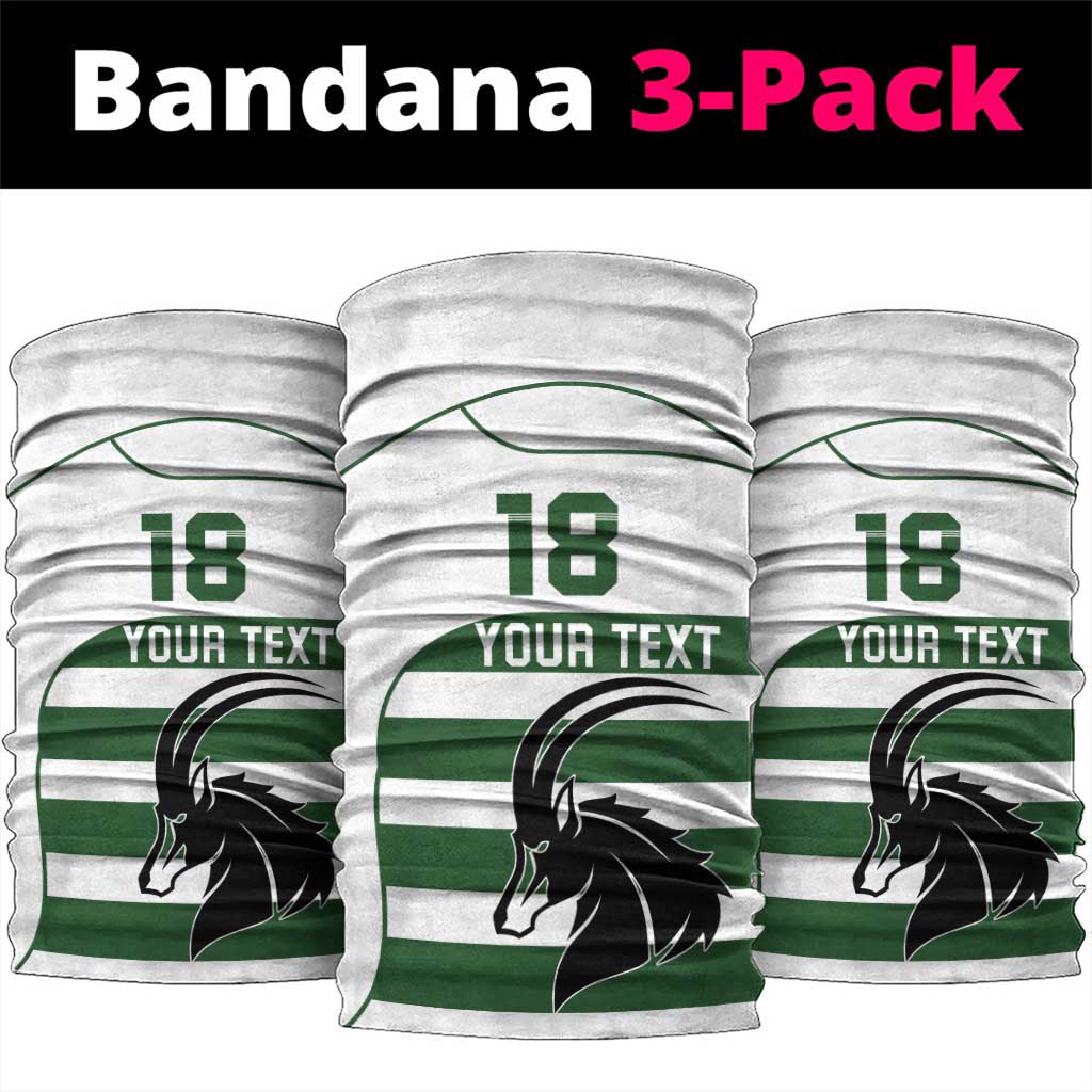 Custom Zimbabwe Sables Rugby Neck Gaiter Go Champion LT18