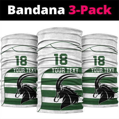 Custom Zimbabwe Sables Rugby Neck Gaiter Go Champion LT18