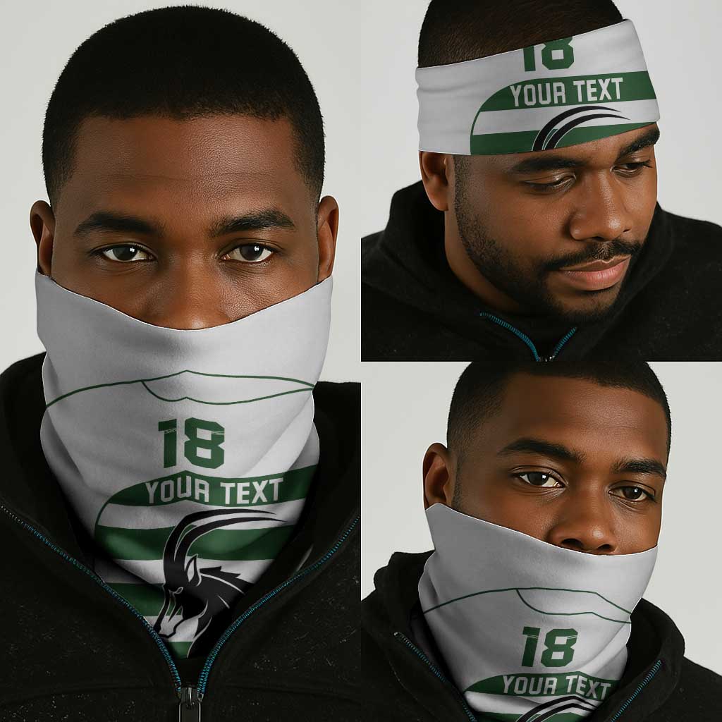 Custom Zimbabwe Sables Rugby Neck Gaiter Go Champion LT18