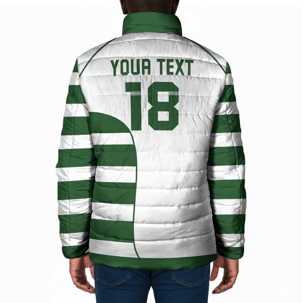 Custom Zimbabwe Sables Rugby Padded Jacket Go Champion