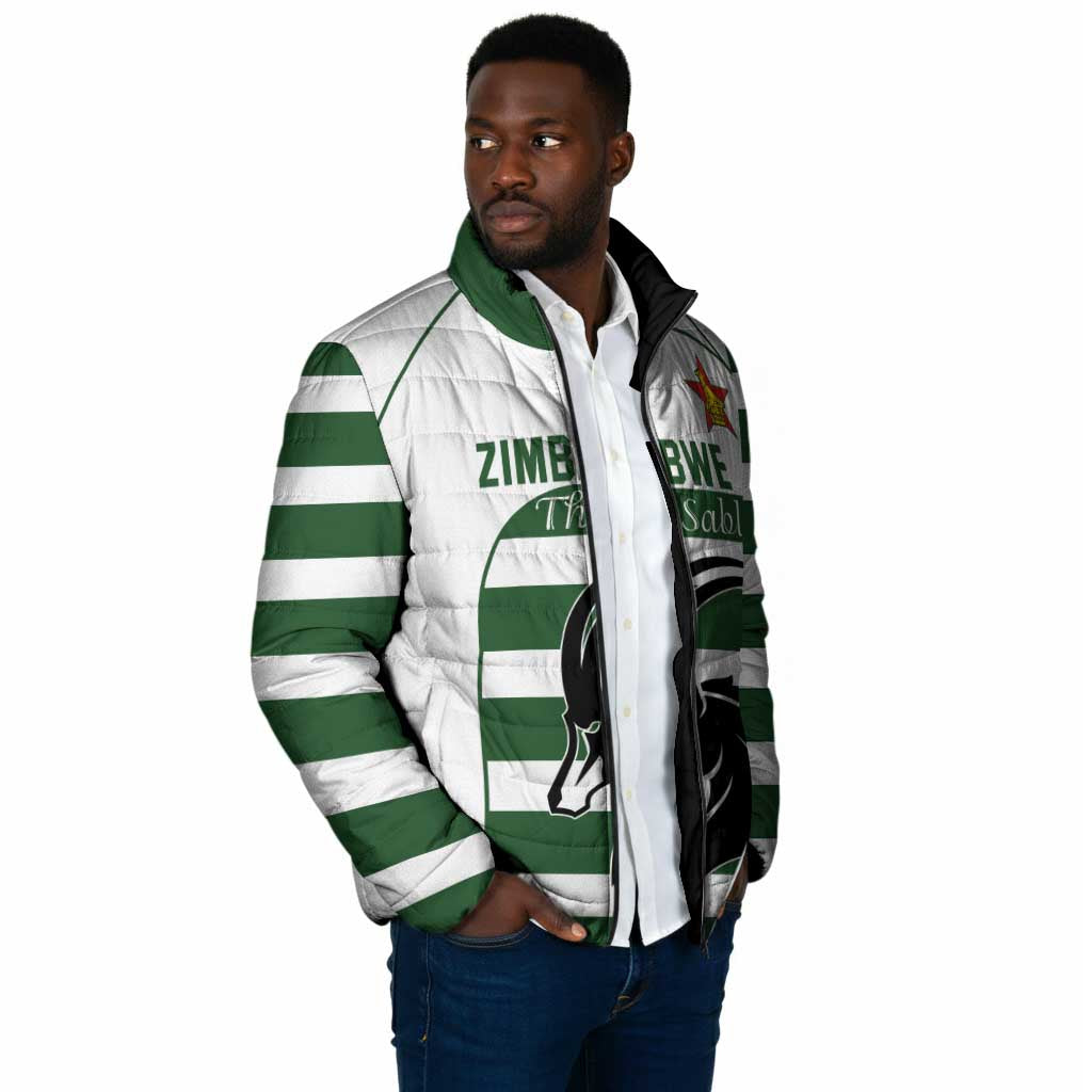 Custom Zimbabwe Sables Rugby Padded Jacket Go Champion