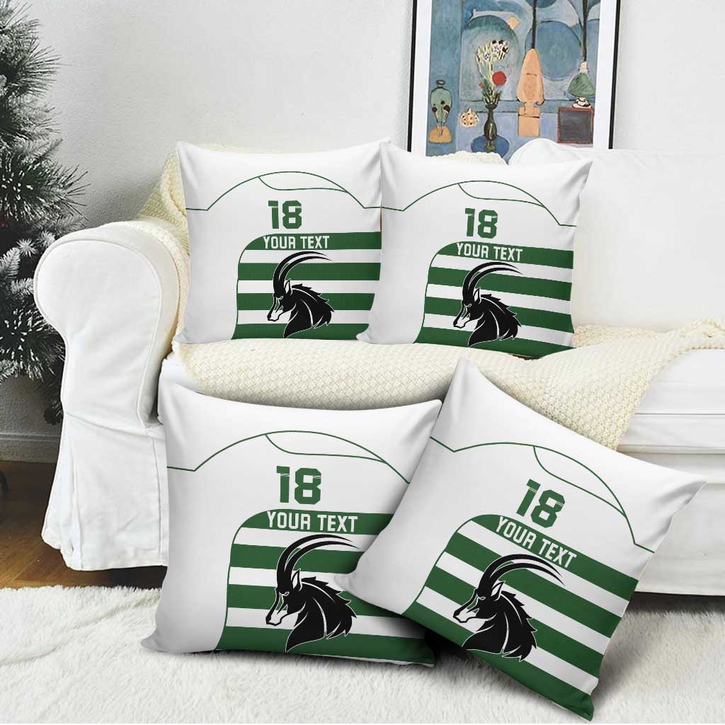 Custom Zimbabwe Sables Rugby Pillow Cover Go Champion