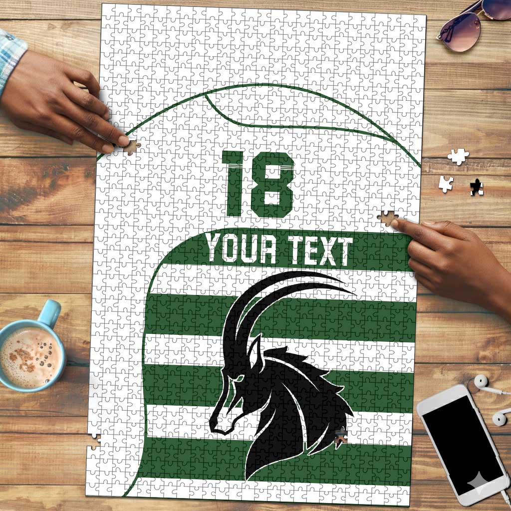 Custom Zimbabwe Sables Rugby Puzzle Go Champion