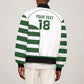 Custom Zimbabwe Sables Rugby Sleeve Zip Bomber Jacket Go Champion - African Pride