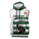 Custom Zimbabwe Sables Rugby Sleeveless Hoodie Go Champion - African Pride