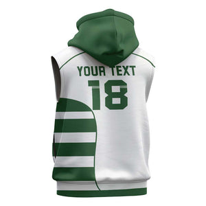 Custom Zimbabwe Sables Rugby Sleeveless Hoodie Go Champion - African Pride