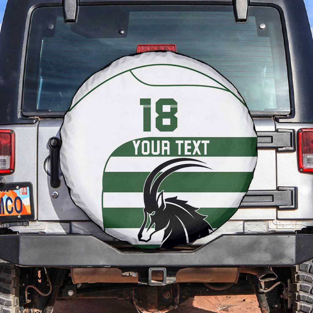 Custom Zimbabwe Sables Rugby Spare Tire Cover Go Champion - African Pride